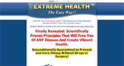 Desktop Screenshot of extremehealthnow.com